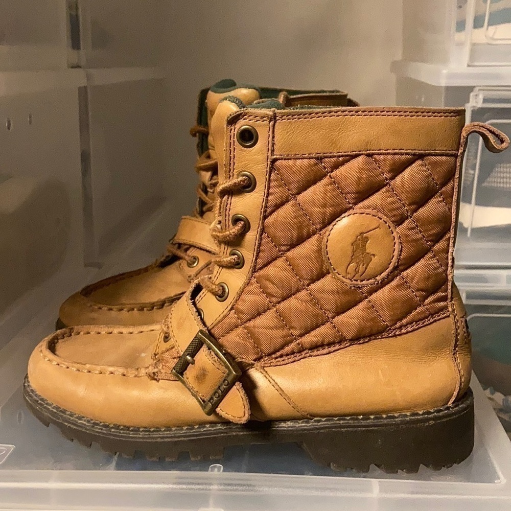 𝅺BOY’S Leather Ranger Hi II Boot